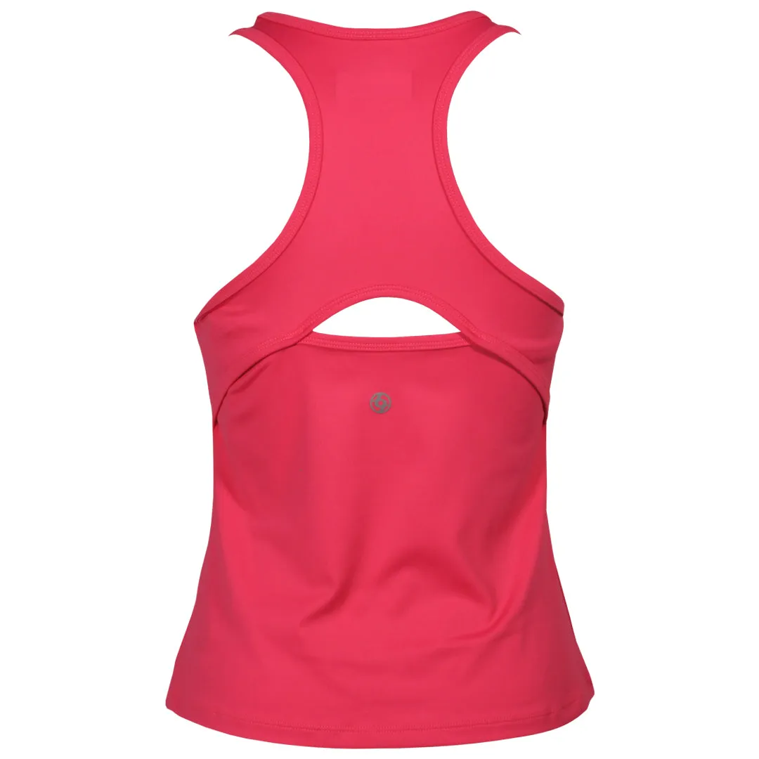 Anti-Fray Lija Women's The One To Beat Rival Tank - Raspberry Screen Printing