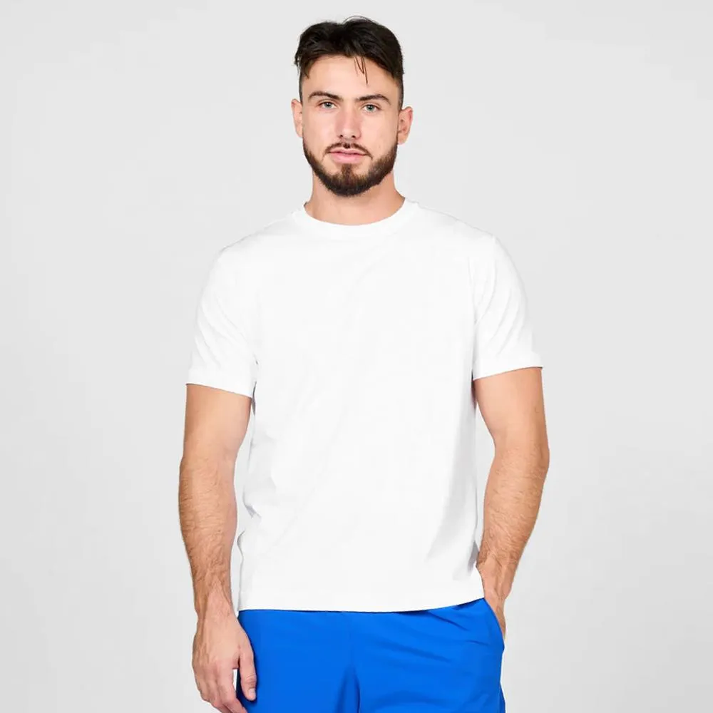 Streamlined Design Anti-microbial SB Sport Men's Classic Sport Sleeve - White