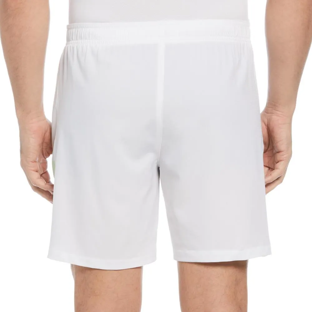 Hidden Pocket Luxury Design Anti-pill Penguin Men's 7" Blocked Short - Bright White