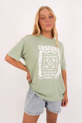 Costiera Relaxed Tee Sage Regular Fit