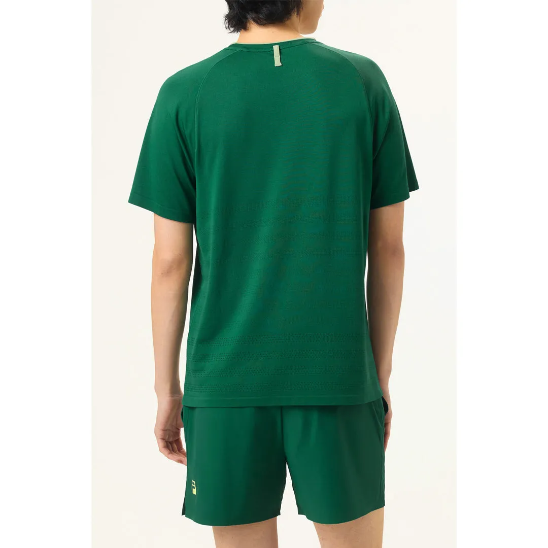 Anti - pilling Fila Men's Ace Seamless Crew - Green Detachable