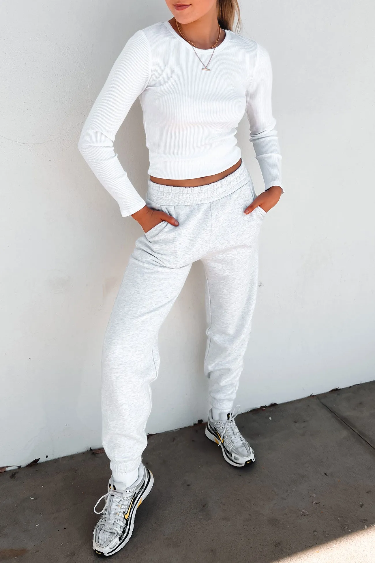 Premium Stretch Comfort for All Austin Track Pant Snow Marle
