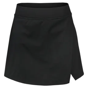 silk material Anti-scratch MPG Women's Vital Mid Rise Sport Skort - Black