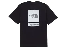 Supreme The North Face S/S Top Black Shiny Finish Polished Look