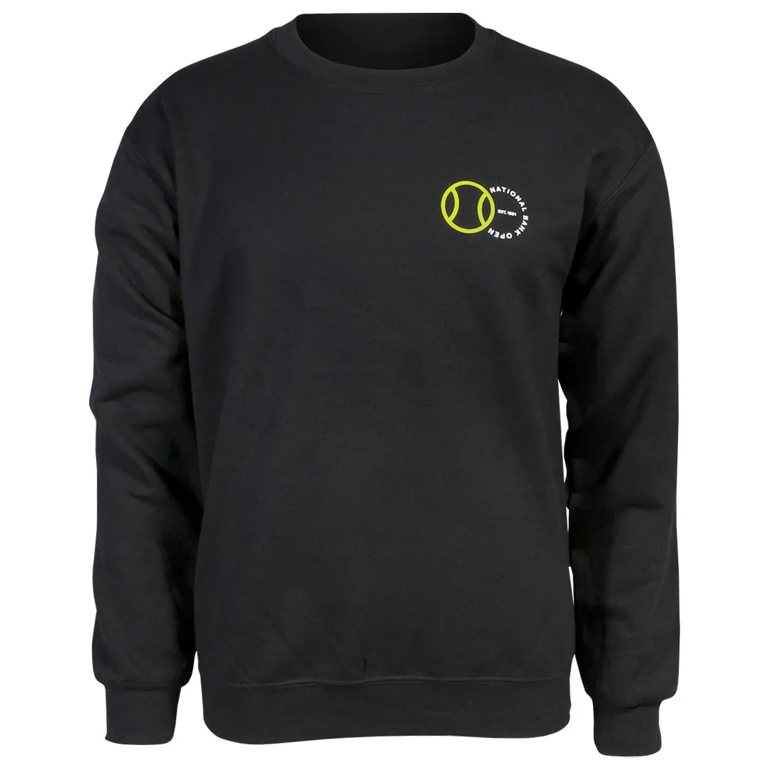 Anti-Skid NBO Toronto Infinity Crew Sweatshirt - Black Tailored fitted fit