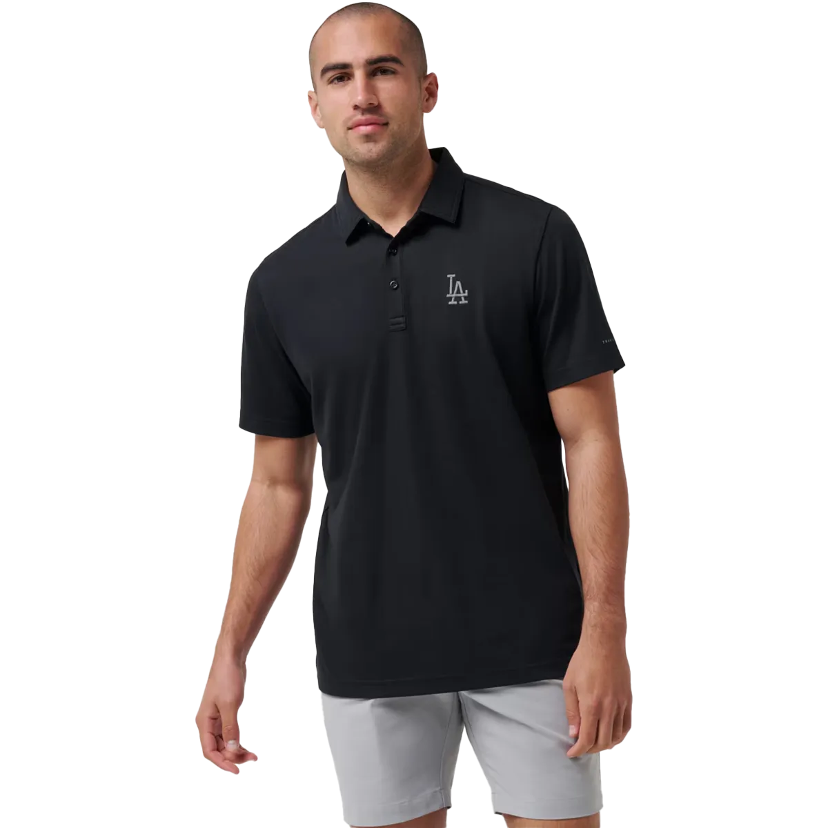 Men's Dodgers Playoff Pitch Polo Multi Panel Construction Four Way Stretch Material