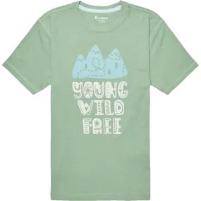 Youth Be Free Organic T Shirt All Season Wear Fabric ArticulatedElbowShaping