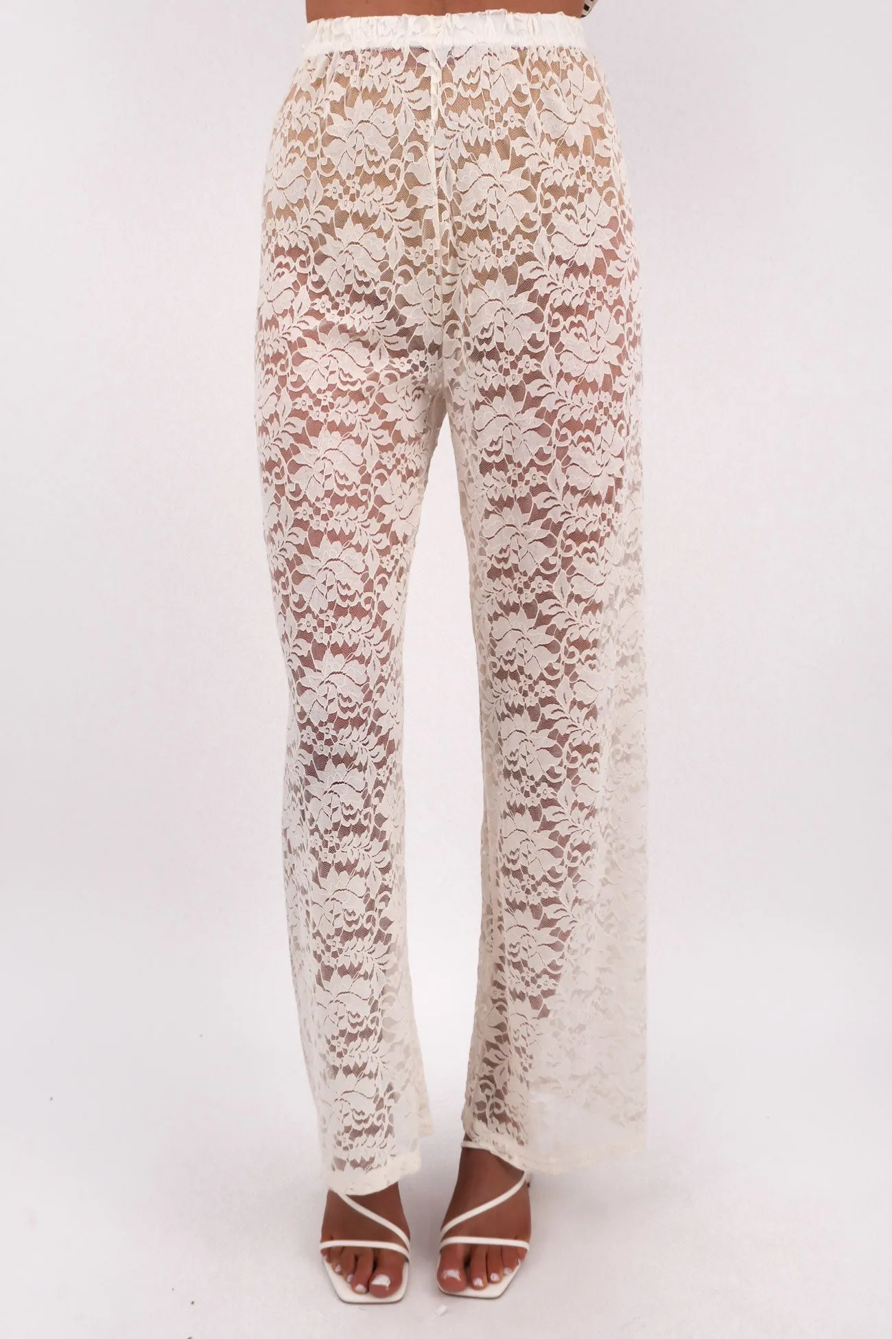 Perfect Movement Odor Control Tech Savannah Lace Pant Cream