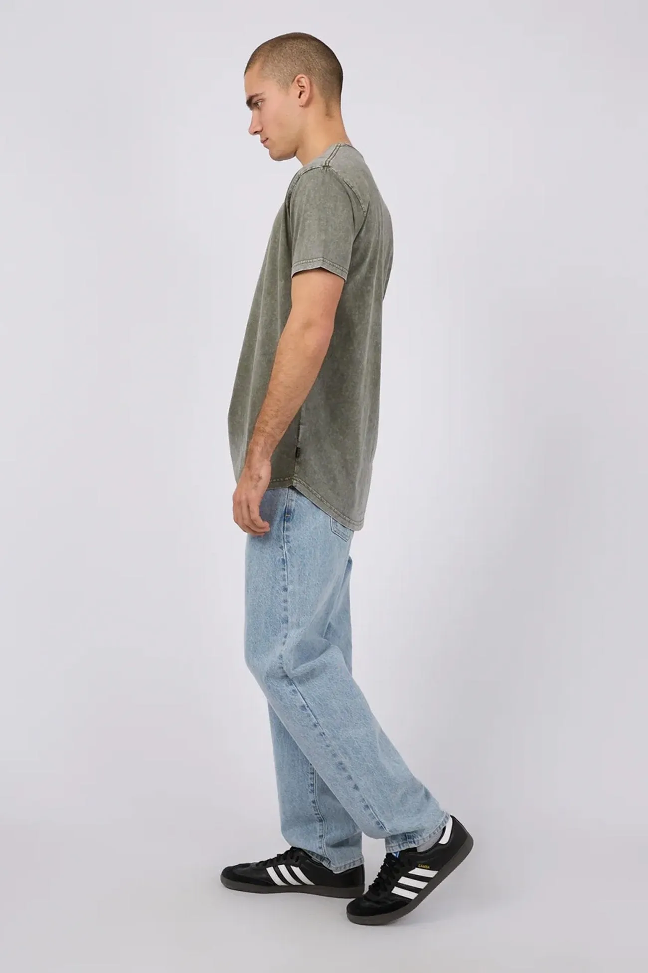 Tail Tee Khaki Everyday apparel MicroPiqueKnit