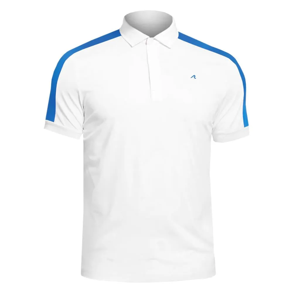 High - quality anti - static Redvanly Men's Evans Polo - Bright White
