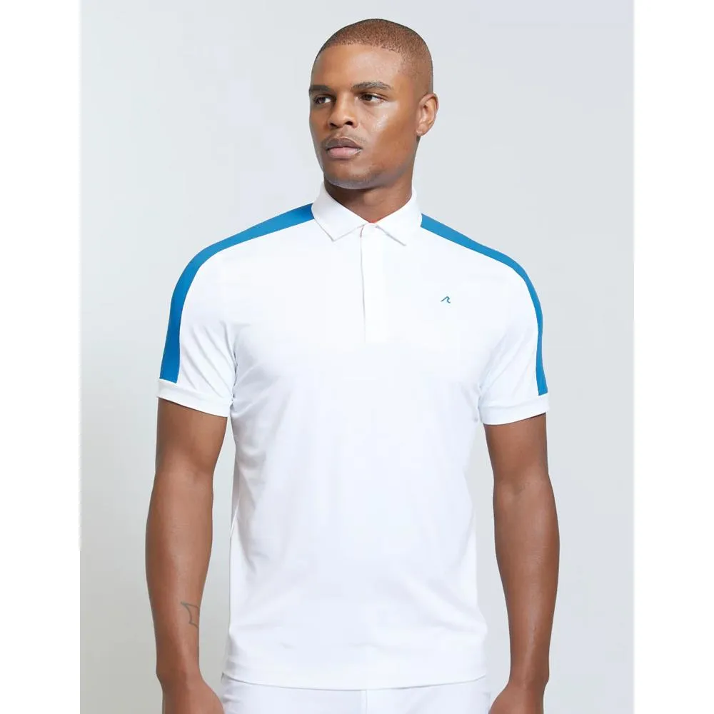 Well-Tailored anti - static Redvanly Men's Evans Polo - Bright White