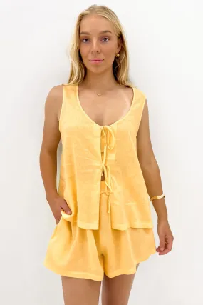 Trendy Clothing April Vest Yellow