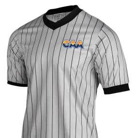 Short Sleeve Arizona CAA Grey Pin Stripe Referee Shirt