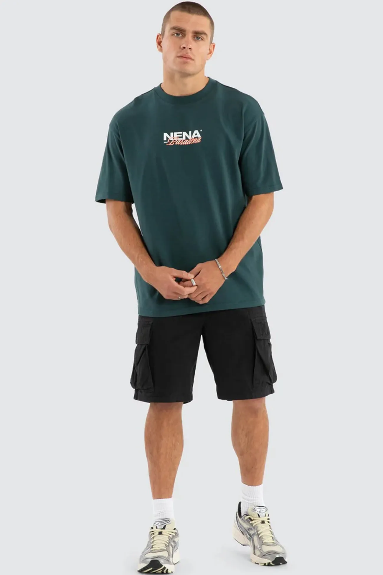 Artillery Box Fit Tee Sea Moss Durable Knit Structure Seasonal Layer