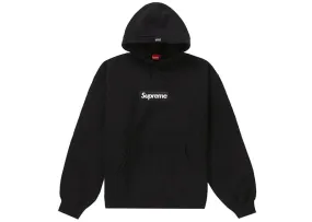Supreme Box Logo Hooded Sweatshirt (Fw23) Black Smooth Finish