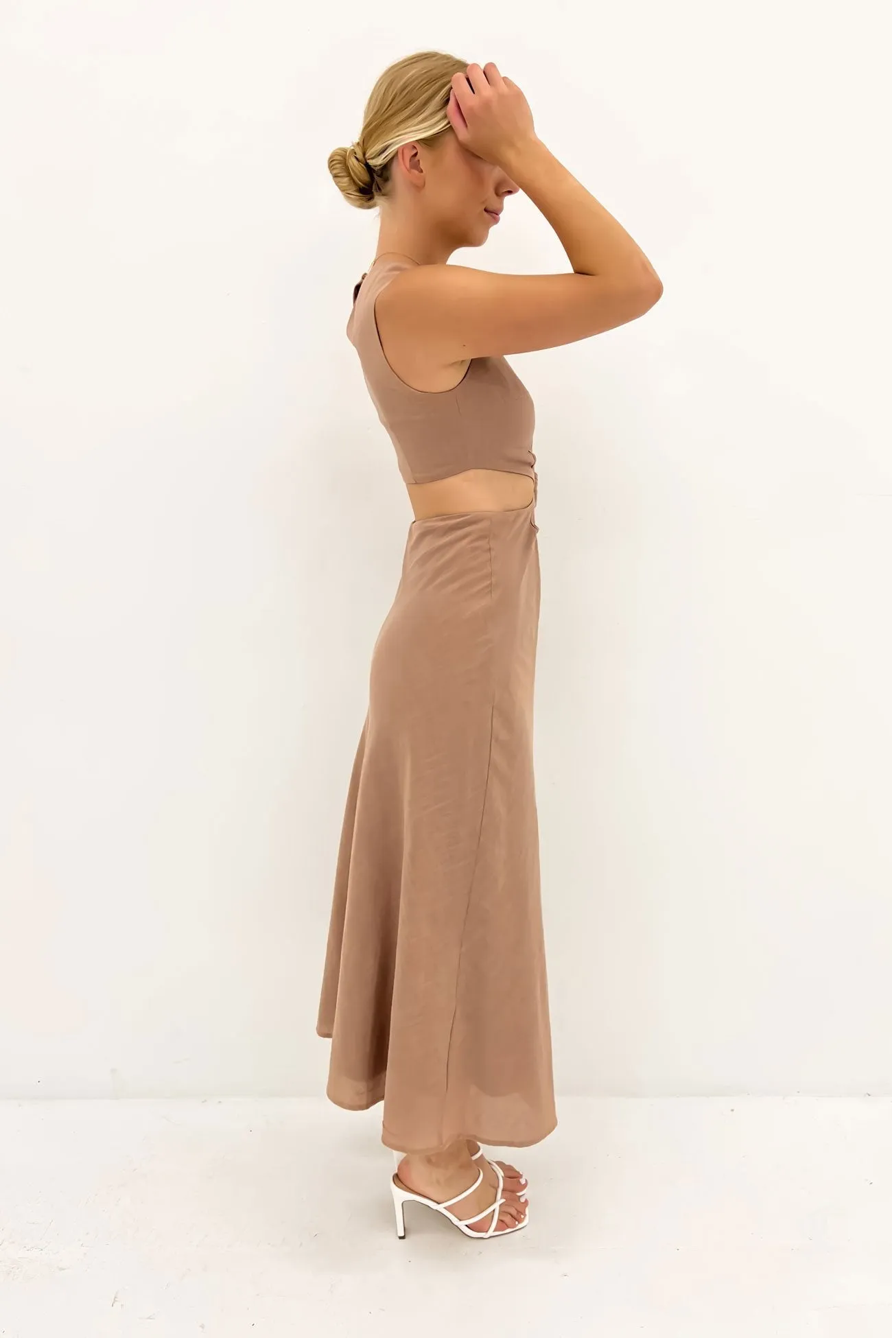 Classic Grace Asha Maxi Dress Nude