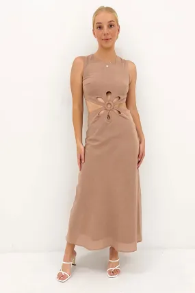 Asha Maxi Dress Nude Formal Occasion