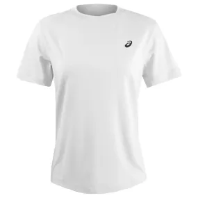 Diamond Soul Asics Women's Court Short Sleeve Tee - Brilliant White WaterRepellent