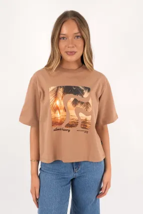 Sunset Tee Taupe Ultra Soft Finish UltraSoftBrushedInterior