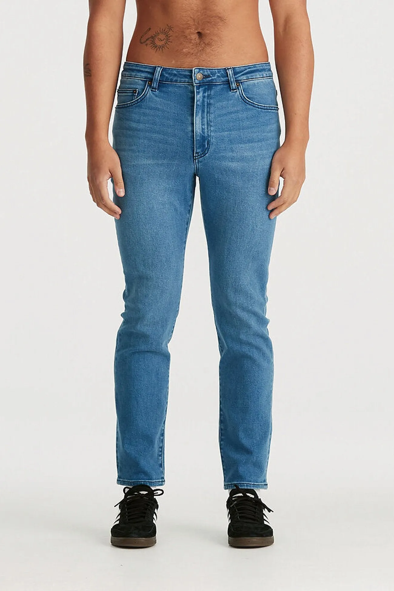 Lightweight Earthy Nature Lover High Durability R3 Slim Straight Jean Tulum Blue