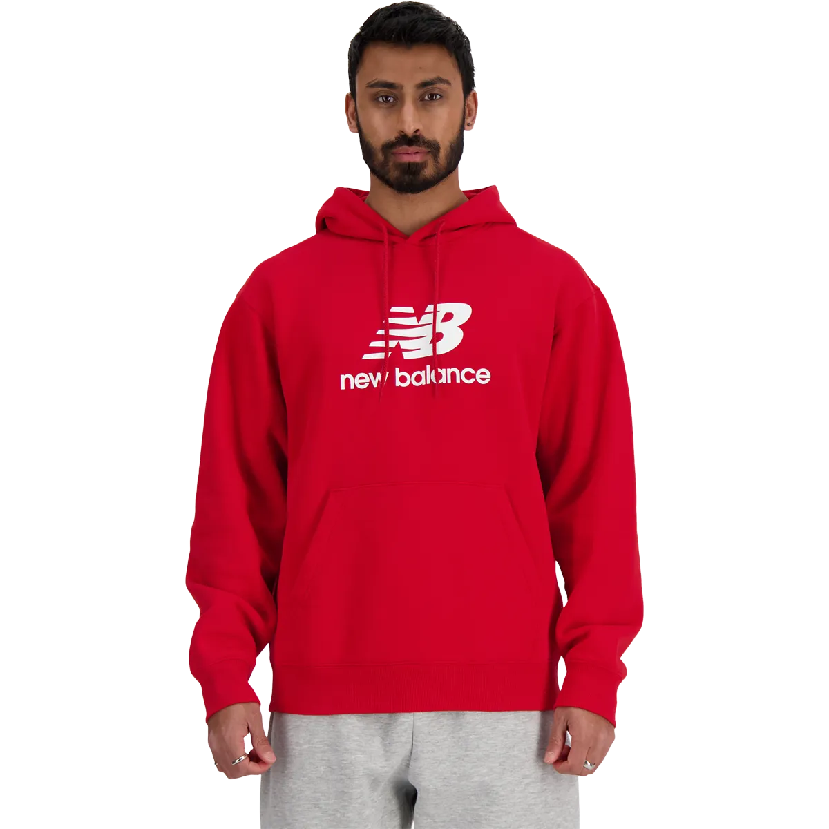 Airport Travel Beginner Level Flattering Shape Athletic Flexibility Men's Sport Essentials French Terry Logo Hoodie