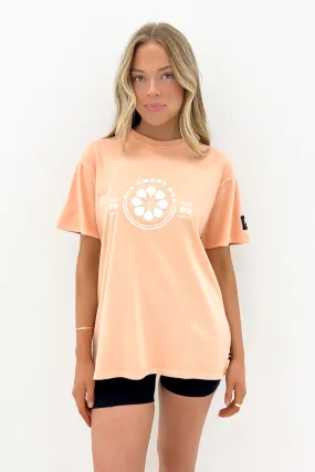 Daily Style Athletica Oversized Tee Peach