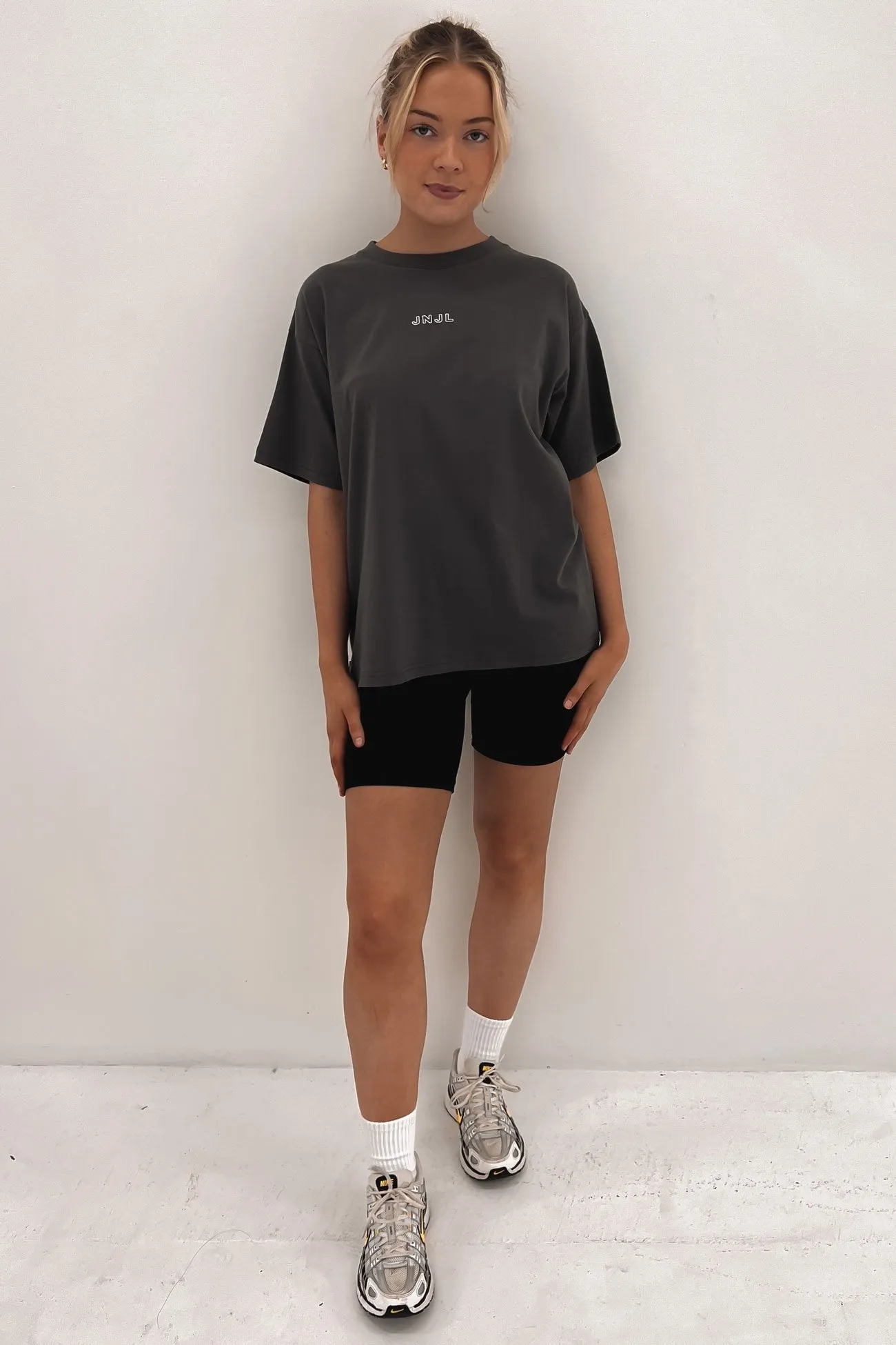 Austin Logo Tee Charcoal tall size SoftTouchFinish