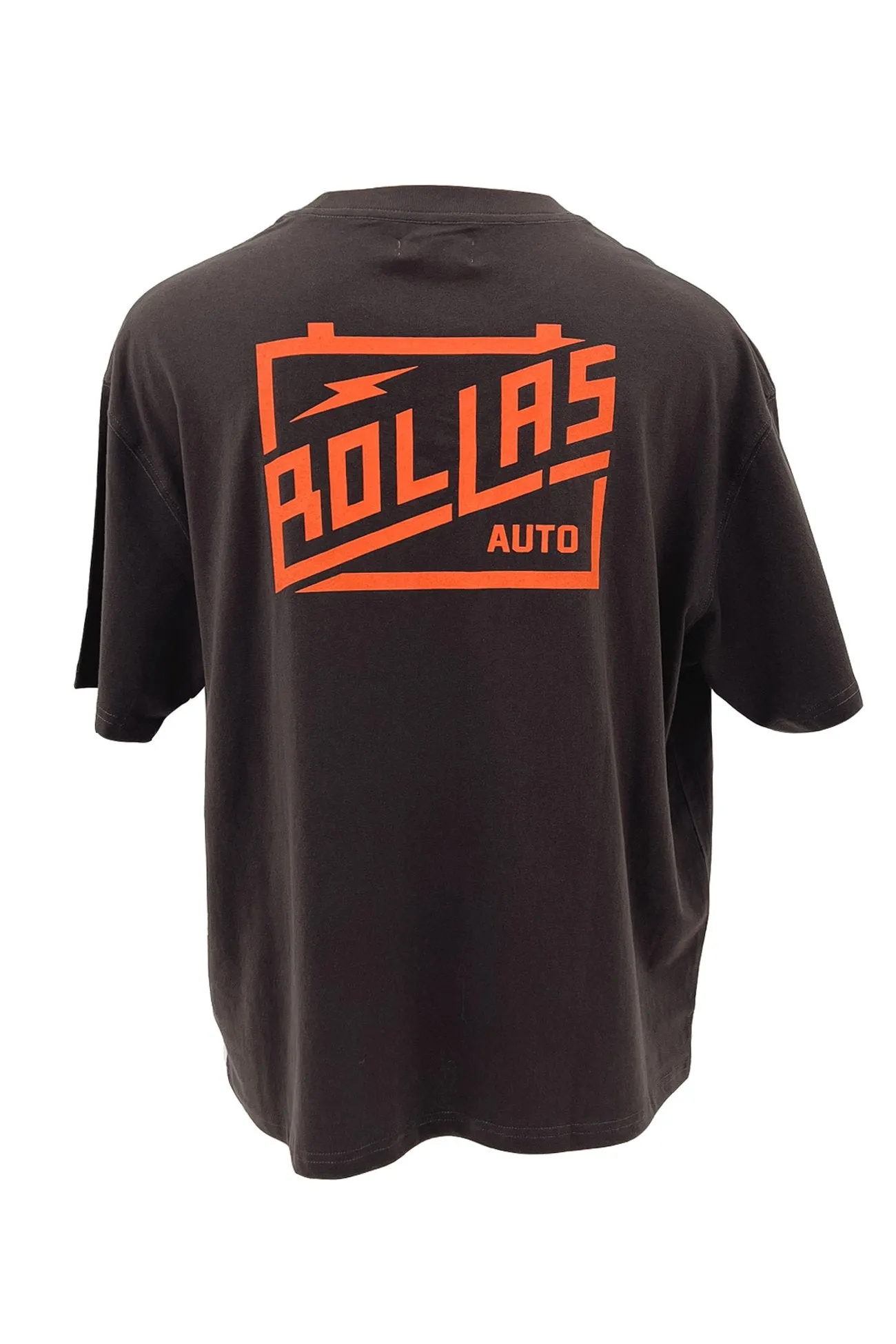 Urban Smart Layered Sleeve Construction Auto Box Tee Washed Black