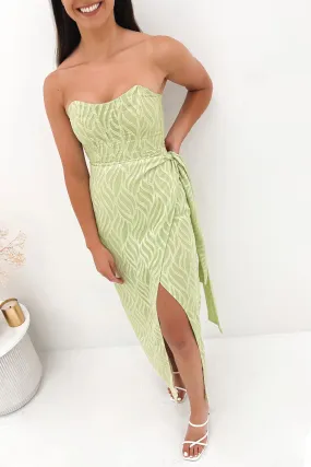 Avia Midi Dress Green Classic sheath dress