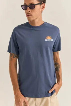 Awake Tee Navy Cozy and Fashionable