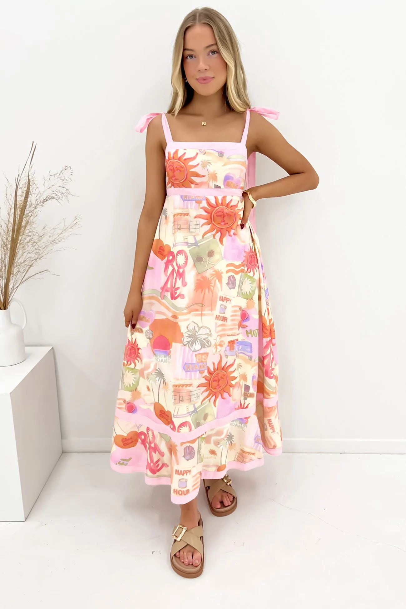Flattering and Chic Collared Azuka Midi Dress Roame