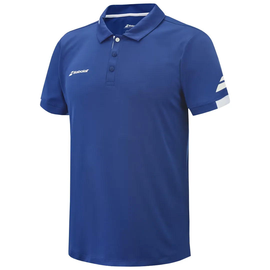 Moisture wicking Multi-Functional Babolat Boy's Play Polo - Sodalite Blue