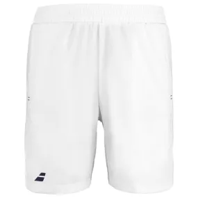 High-Tensile Strength Thermal Insulation Babolat Boys Play Short - White