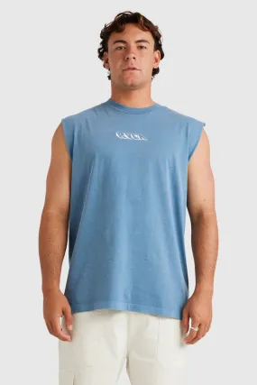 Bad Cat Muscle Coronet Blue Flatlock stitching