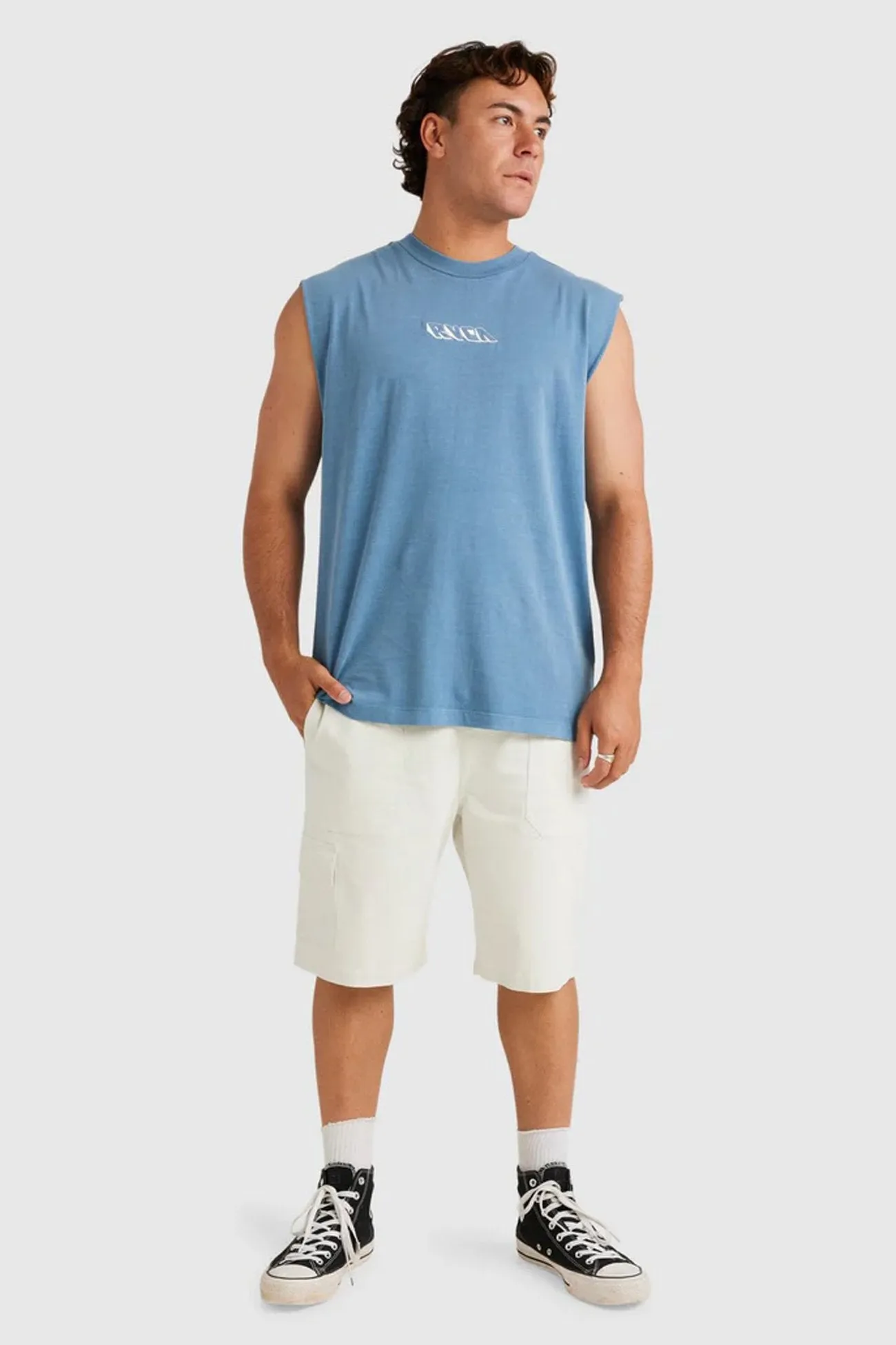 Bad Cat Muscle Coronet Blue Commercial - grade Sweat Resistant Fabric