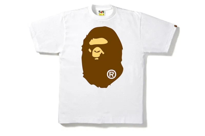 Bape Big Ape Head Tee White Shock-absorbing