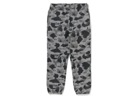 Bape Heather Gray Camo Sweatpants Gray Non Stretchable