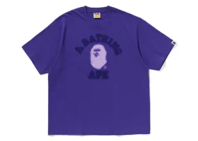 Fine Tailoring Foldable Design Bape Pixal College Relaxed Fit Tee Purple