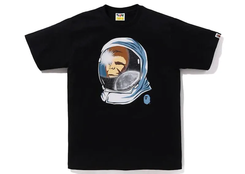 Ironing Allowed Soft Touch Bape Space Ape Tee Black