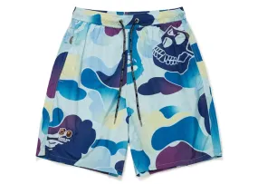 Gathered High-performance Bape X Bored Ape Yacht Club Water Shorts Blue