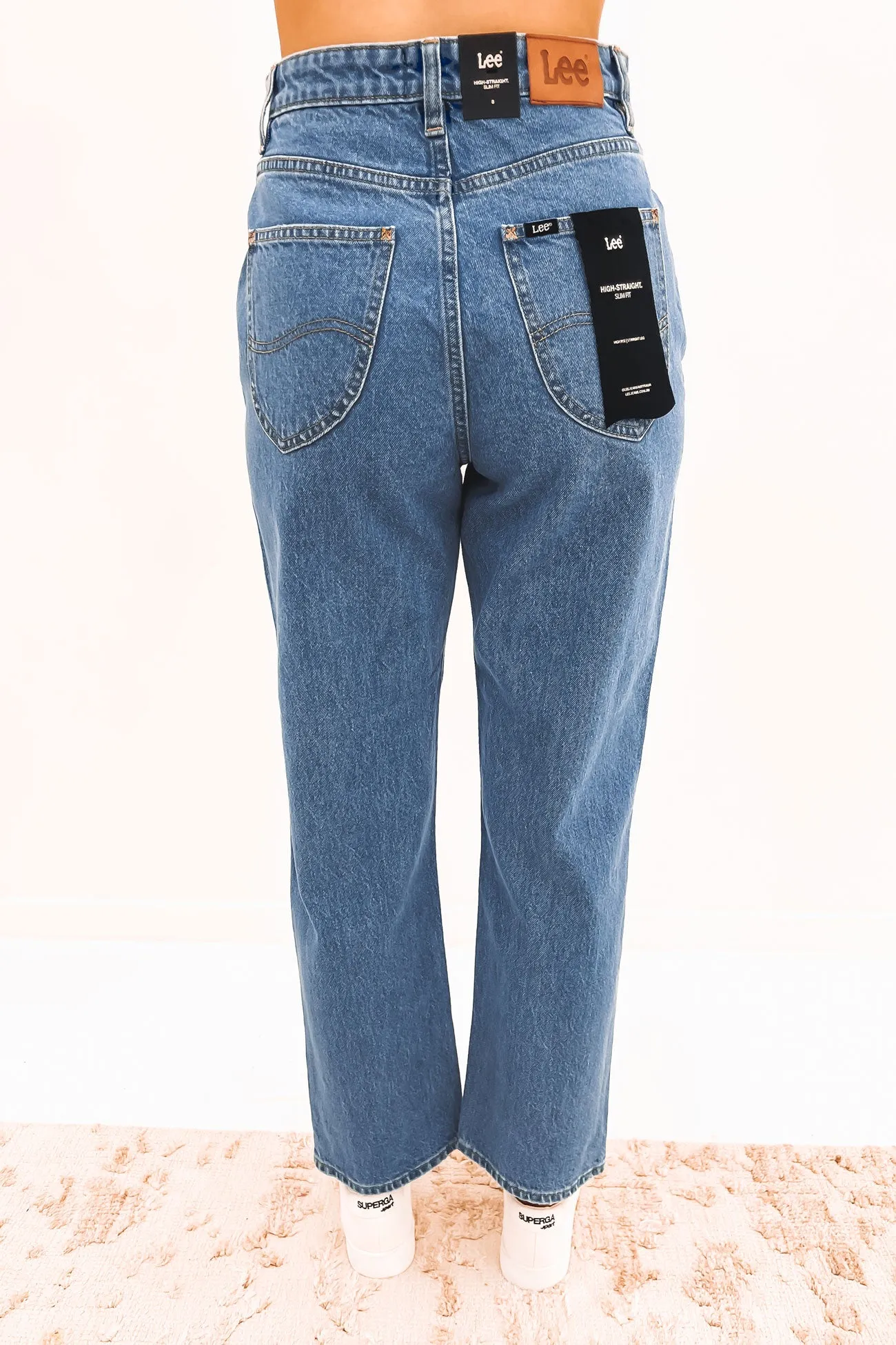 High Straight Jean Cosmic Indigo Neutral Autumn Days