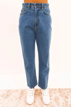 High Straight Jean Cosmic Indigo Beach Day Holiday Vibes