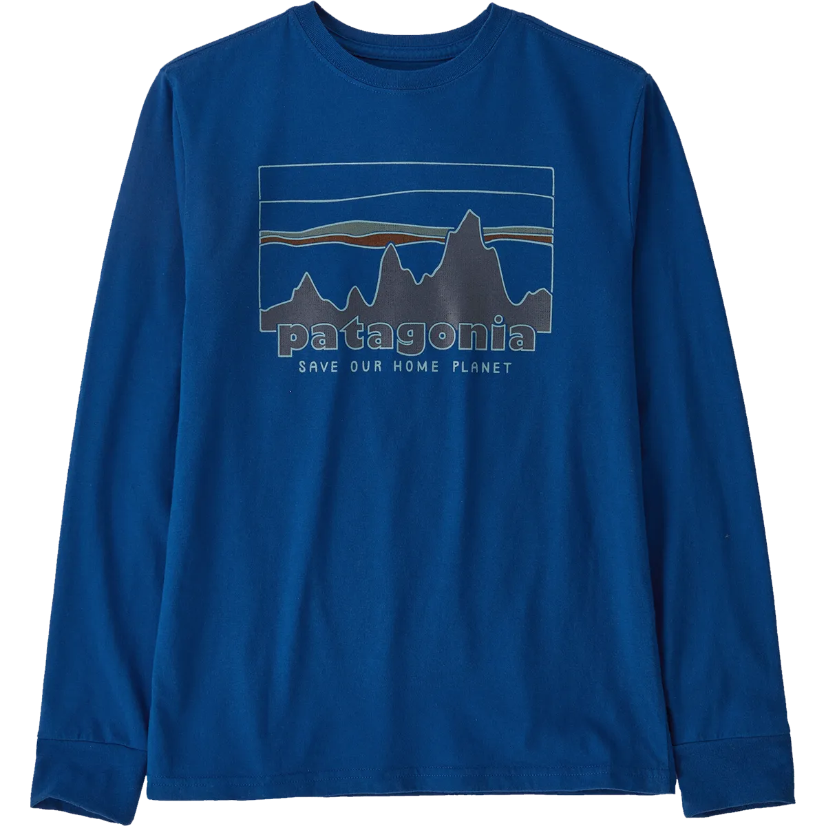 Business Meeting FadeResistant Youth Long-Sleeved Regenerative Organic Cotton Graphic T-Shirt