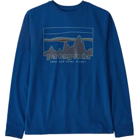 Business Meeting FadeResistant Youth Long-Sleeved Regenerative Organic Cotton Graphic T-Shirt