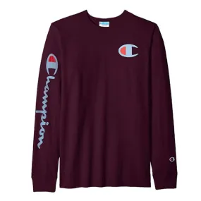 Pleated design Hooded Heritage Long Sleeve T-Shirt