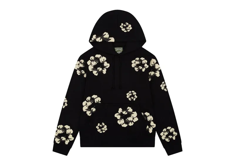 Denim Tears X Cpfm Cactus Tears Wreath Hoodie Black Velvet - Like