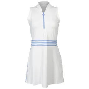 quick - drying anti static Bell-Bottom Sofibella Women's Spring Tide Tennis Dress - White