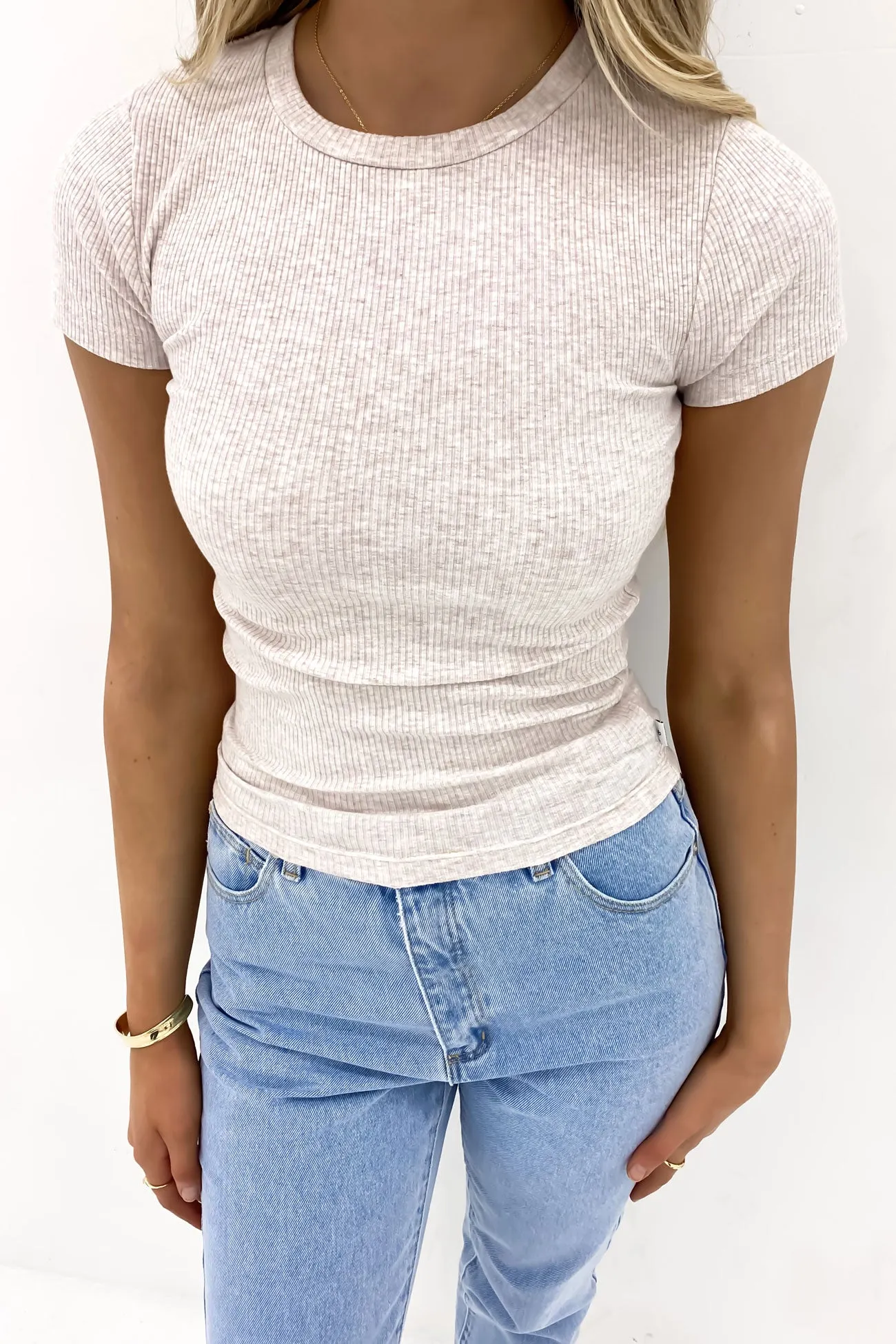 Bella Tee Oatmeal Soft and Light Holiday Outfit Style