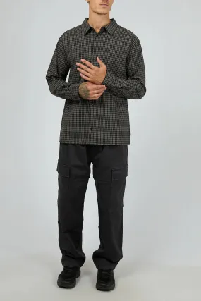 Polished Finish Benton Long Sleeve Shirt Black