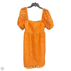 Dress Designer By Lilly Pulitzer In Orange, Size: 6 Feminine Vibe Lace Fine